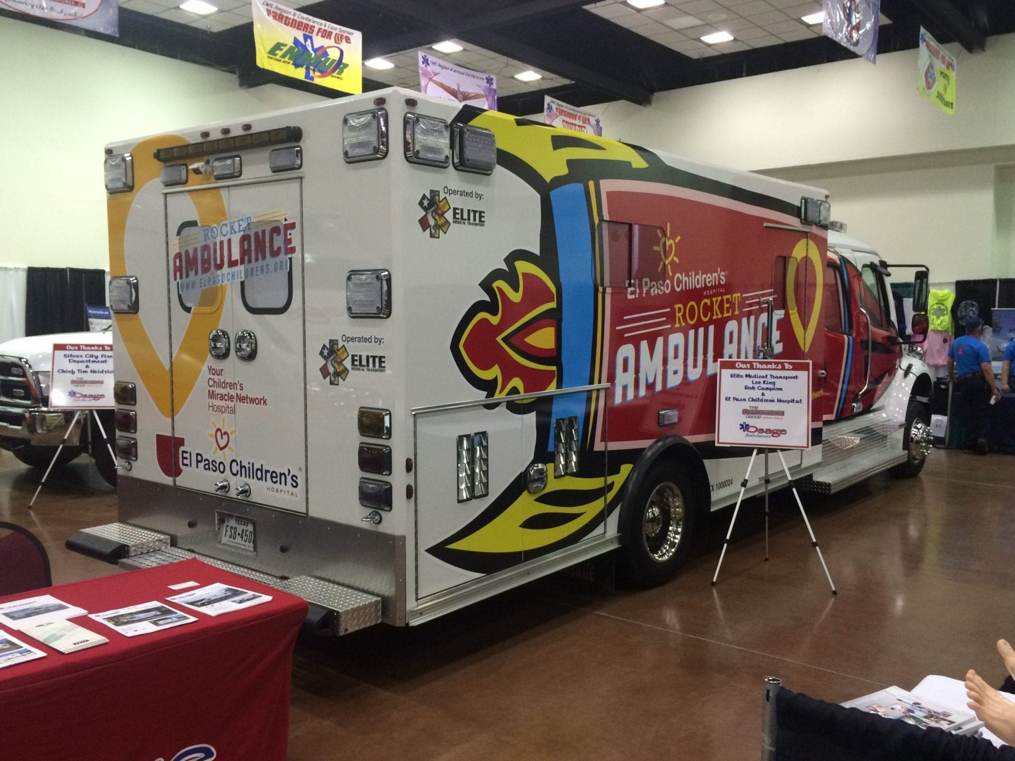 Ambulance Manufacturer Osage Ambulances was on display at Eastern New