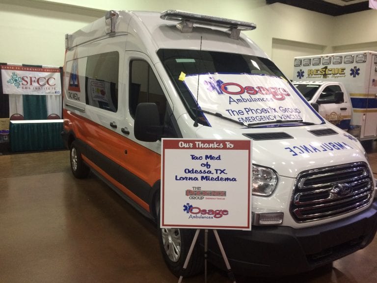 Ambulance Manufacturer Osage Ambulances was on display at Eastern New