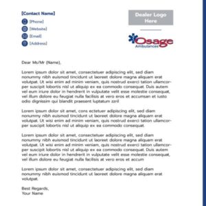 Thumbnail of the dealer toolkit letterhead product