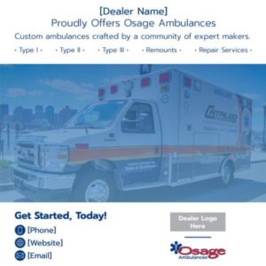 Thumbnail of Osage Ambulance print ad product