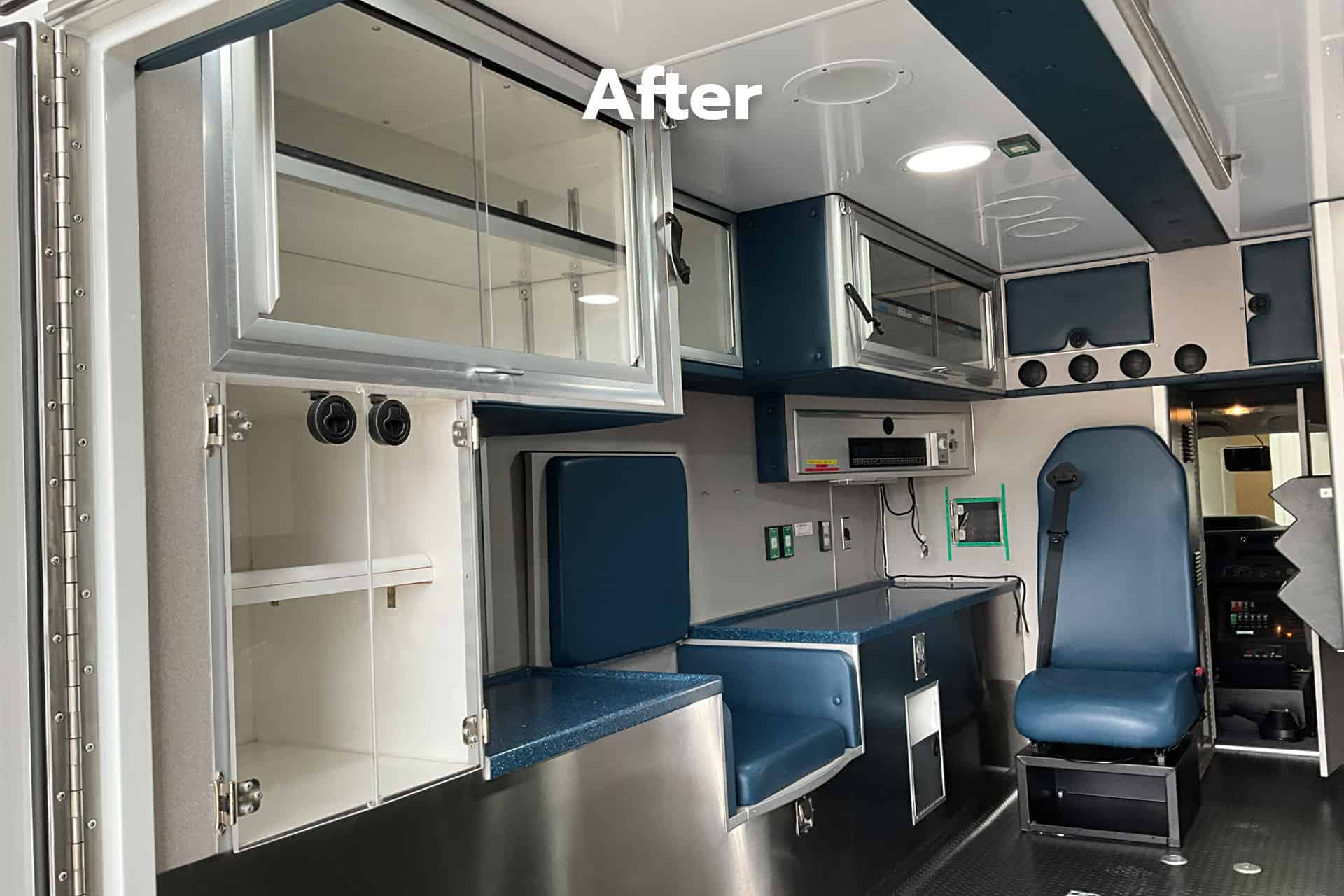 interior shot of a recent remount