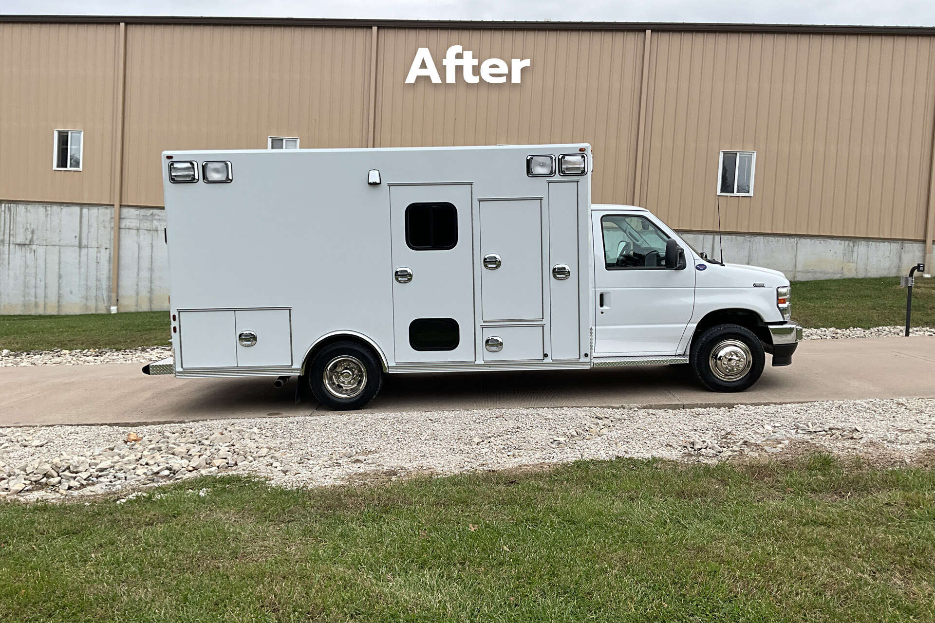 exterior shot of a recent remount