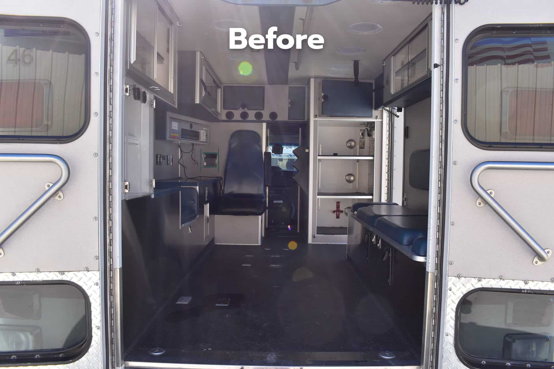 interior shot before a recent remount